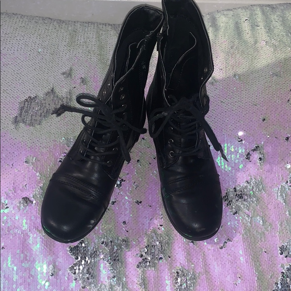 Black boots